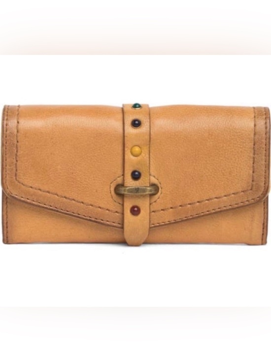 Frye Handbags - Frye Alessi Studded Continental Leather Wallet